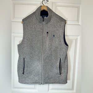 Ralph Lauren Blue Label Heather Gray Men's Vest
